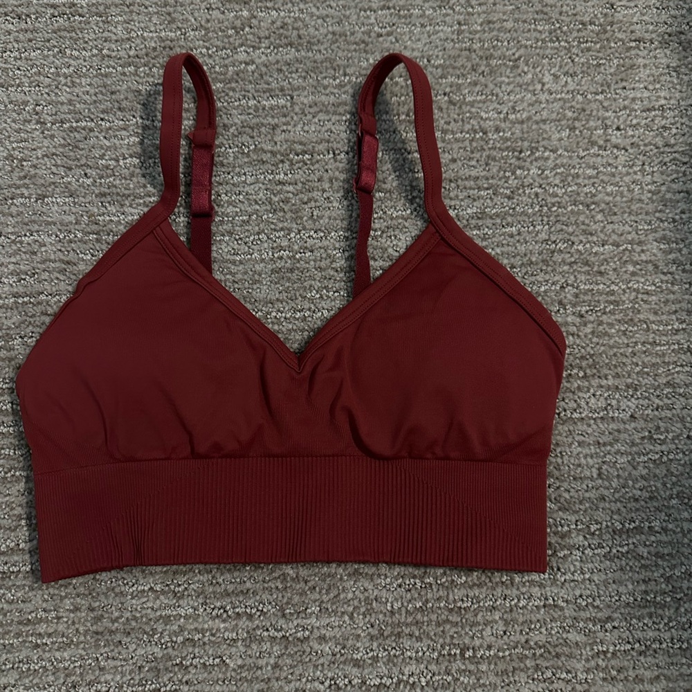 Red/rust lululemon sports bra!